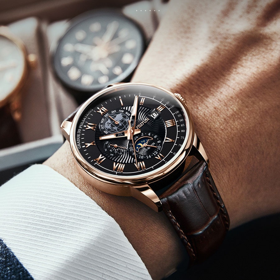 Đồng hồ nam chính hãng olevs, đồng hồ hàng hiệu, sang trọng