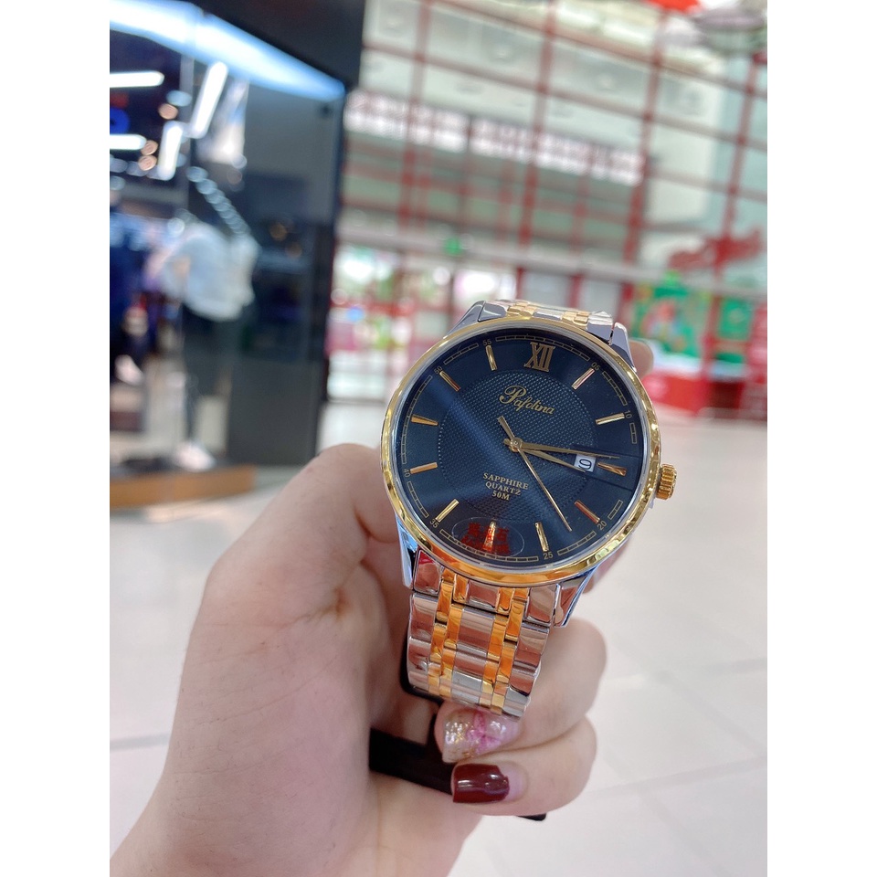 Đồng hồ nam Pafolina 5030M - 2 full box, kính sapphire chống xước, chống nước, thẻ bảo hành 3 năm toàn quốc