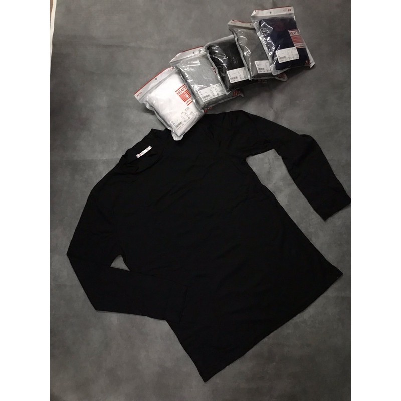 [Ảnh Thật] ÁO GIỮ NHIỆT NAM UNIQLO CỔ 3 PHÂN VNXK COTTON CAO CẤP | BigBuy360 - bigbuy360.vn