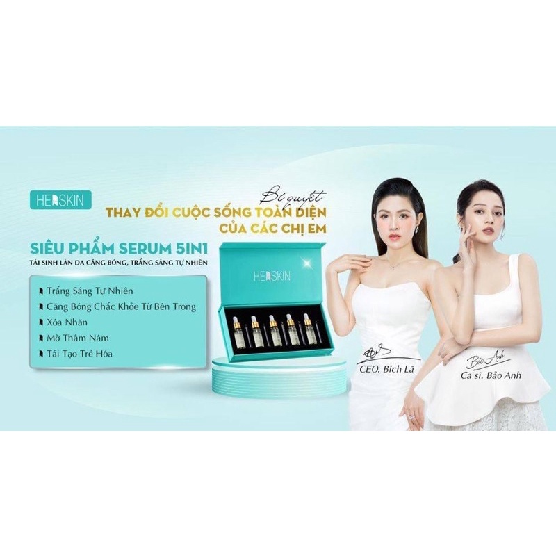 Serum 5IN1 - Căng Trắng Mịn không Nếp Nhăn