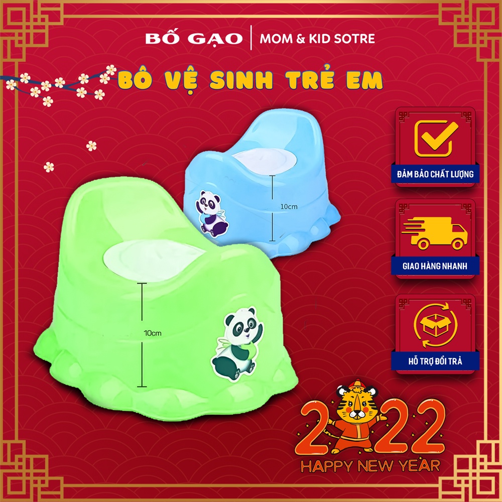 Bô Vệ Sinh, Bô Cho Bé Đi Vệ Sinh, Có Nắp Đậy, Nhựa Cao Cấp Chắc Chắn Dùng Bền, An Toàn Cho Bé