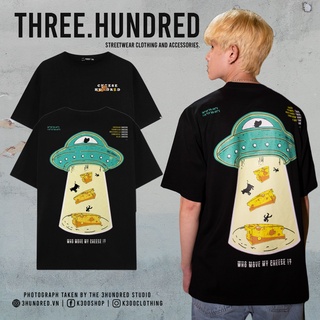 Áo Thun Cheese Hundred UFO Màu Đen