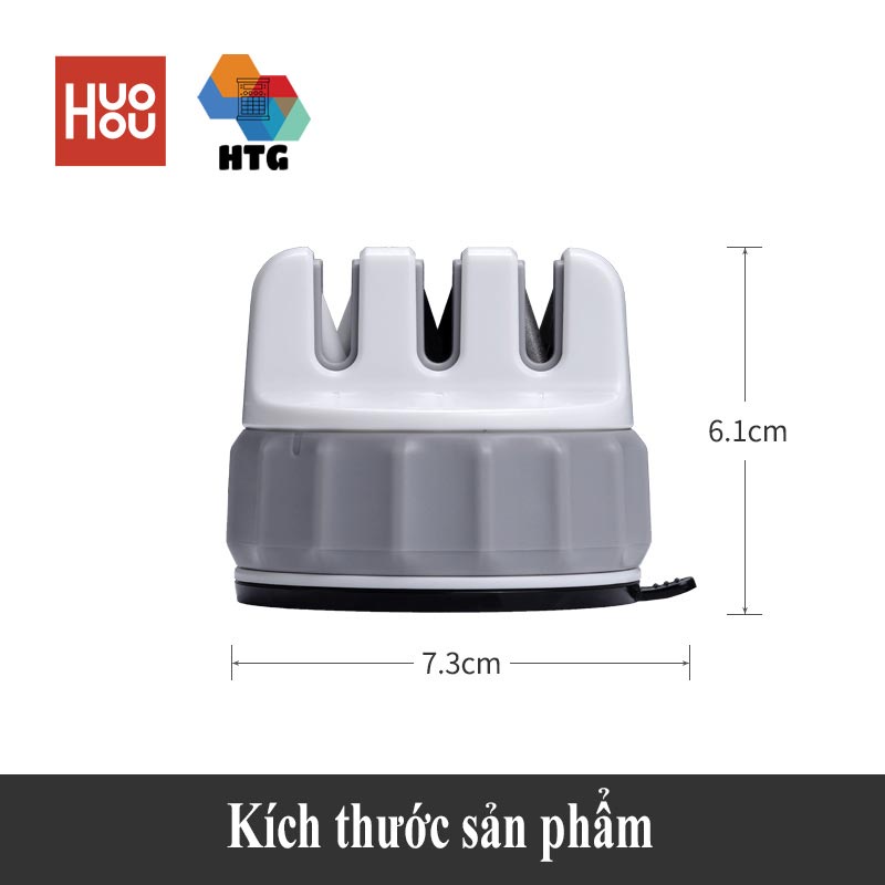 Dụng cụ mài Dao nhà bếp Xiaomi Huohou 3 in 1 hàng chính hãng