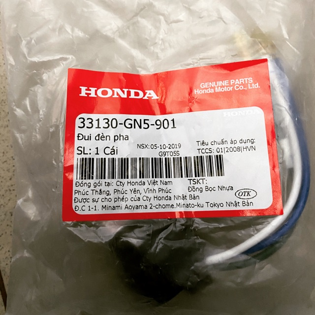 Đui đèn pha xe Dream CHÍNH HÃNG HONDA lắp được cho tất cả các dòng dream wave và các dòng xe honda