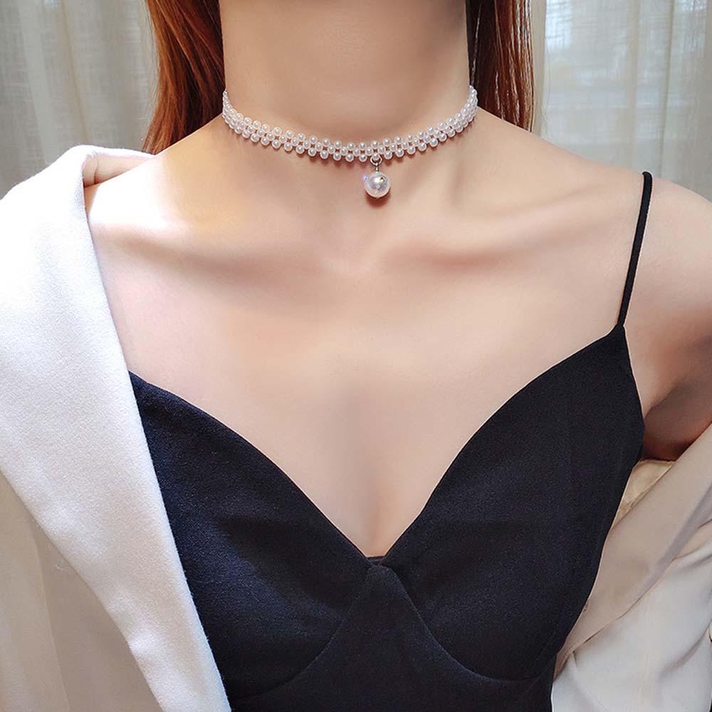 QQMALL Vòng Cổ Choker Đính Đá Thời Trang Cho Nữ