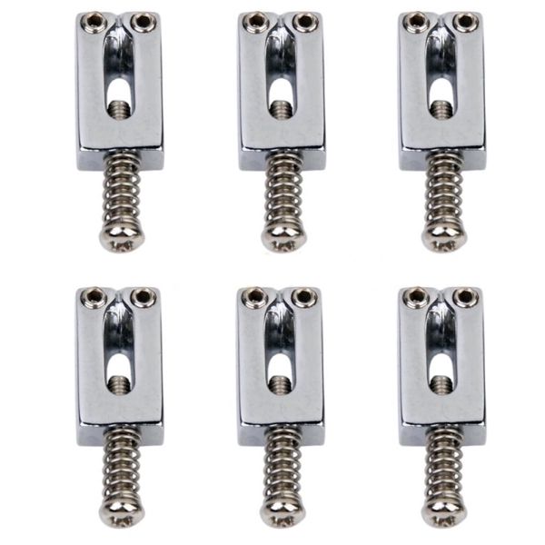 6 Pcs Electric Guitar Tremolo Bridge Saddle
