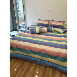 Bộ Chăn Phao Ga Gối Poly Set 5 Món nhiều mẫu lựa chọn