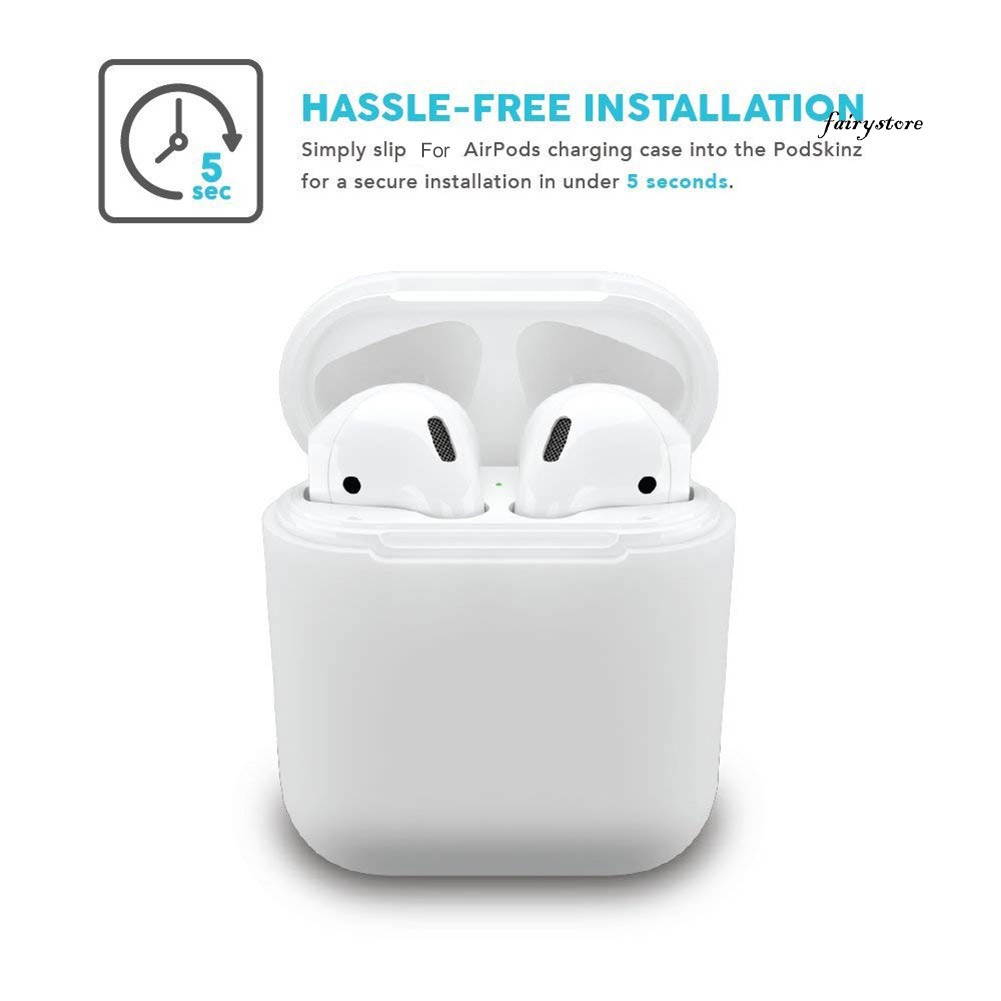 Fs Hộp Đựng Tai Nghe Apple Airpods Chống Sốc