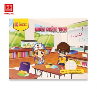 Giấy kiểm tra 4 ô ly Hồng Hà Family 4936 (05 quyển)