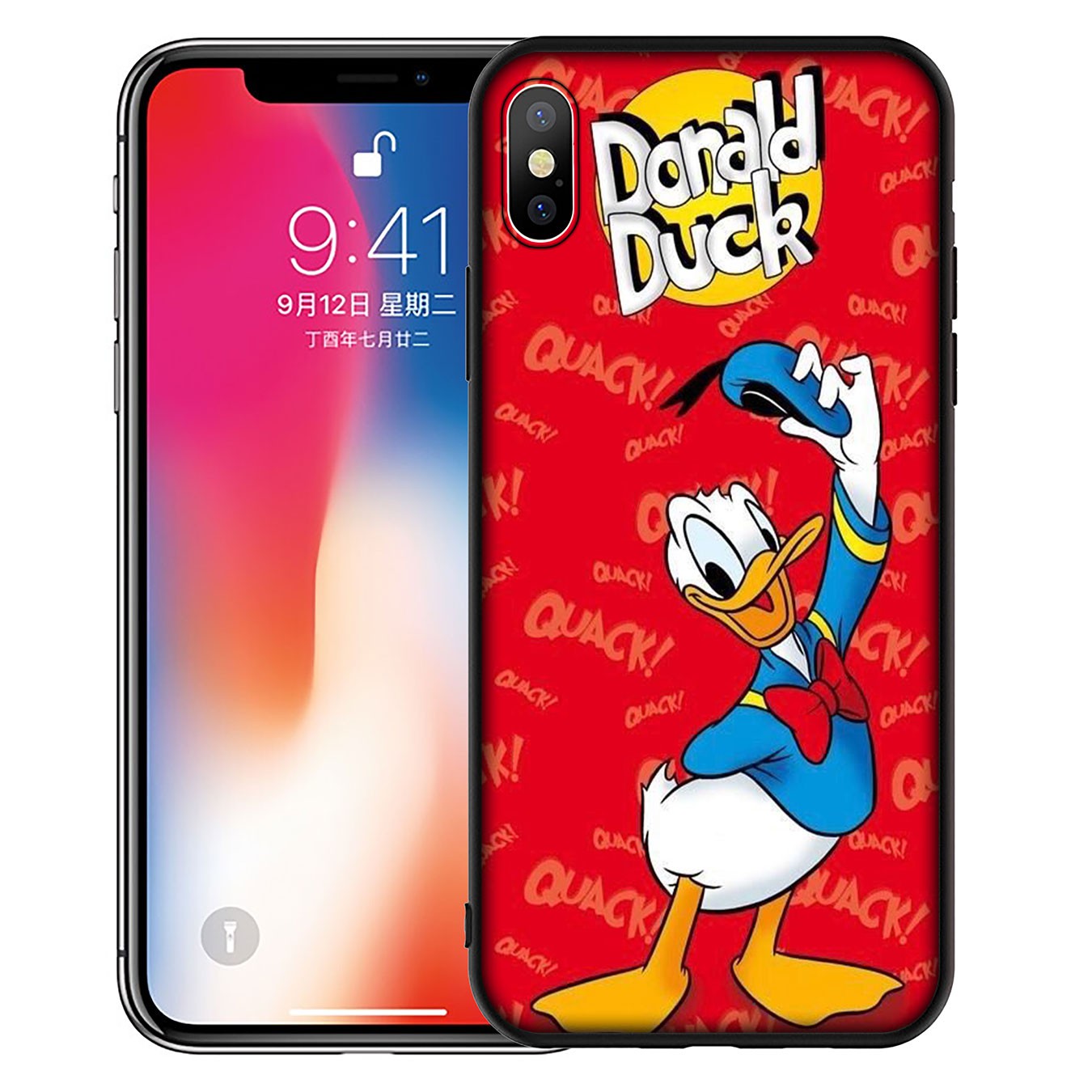 Samsung Galaxy S21 Ultra S8 Plus F62 M62 A2 A32 A52 A72 S21+ S8+ S21Plus Casing Soft Silicone Phone Case Mickey Mouse Donald Duck Cover