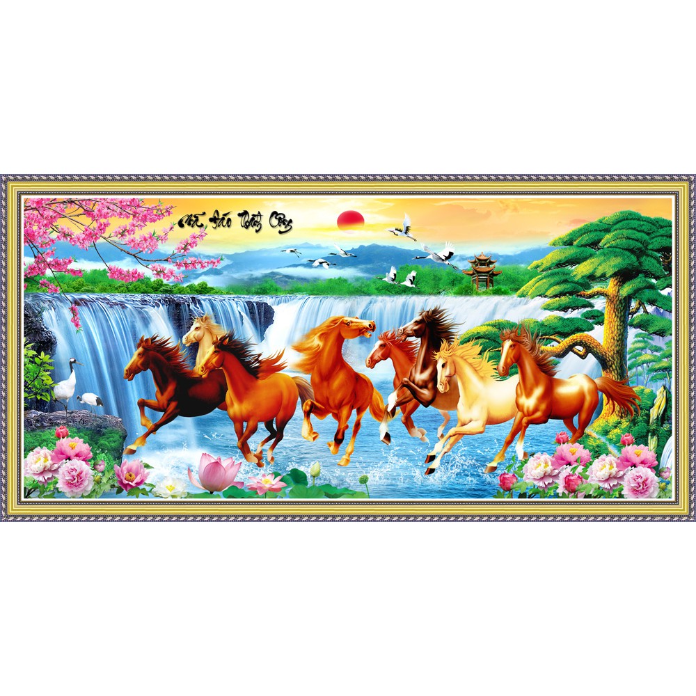 Tranh dán tường Mã đáo thành công NewTM-0233K