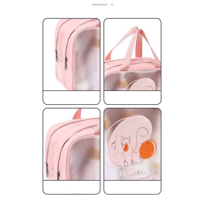 Túi Đựng Đồ Bơi Trong Suốt Hai Lớp Dày Dặn Chống Thấm Nước Kích Thước Lớn Tiện Dụng