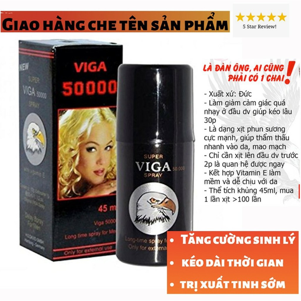 Chai xịt hỗ trợ snih lý nam Viga5000 ( sản phẩm hỗ trợ )