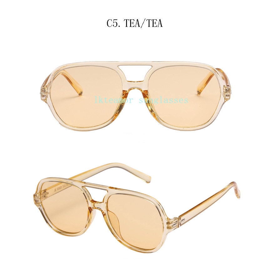 Kính Mát Gọng Tròn Chống Tia Uv400 Phong Cách Vintage