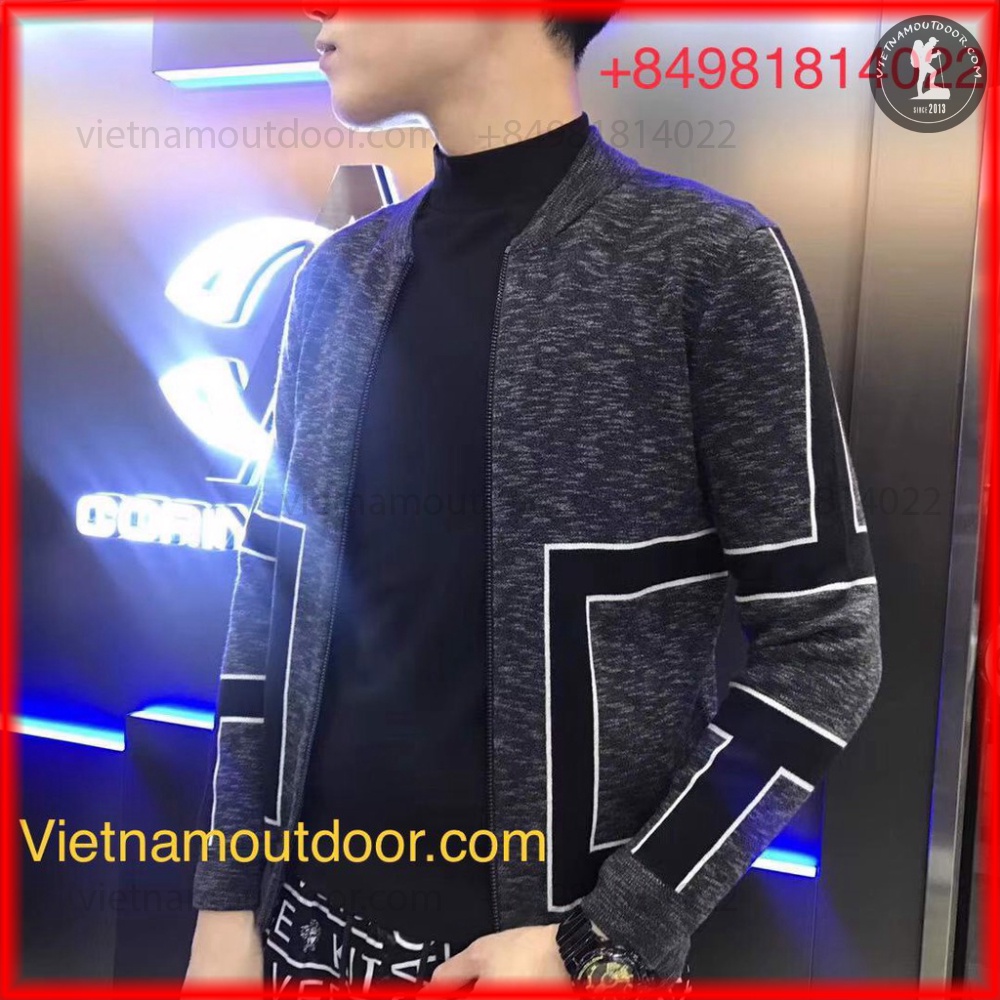 Áo Khoác Nỉ Nam Moncler Tay Dài - Áo Len Nỉ Chất Vải Sướng Tay Bao Xịn Hàng Cao Cấp