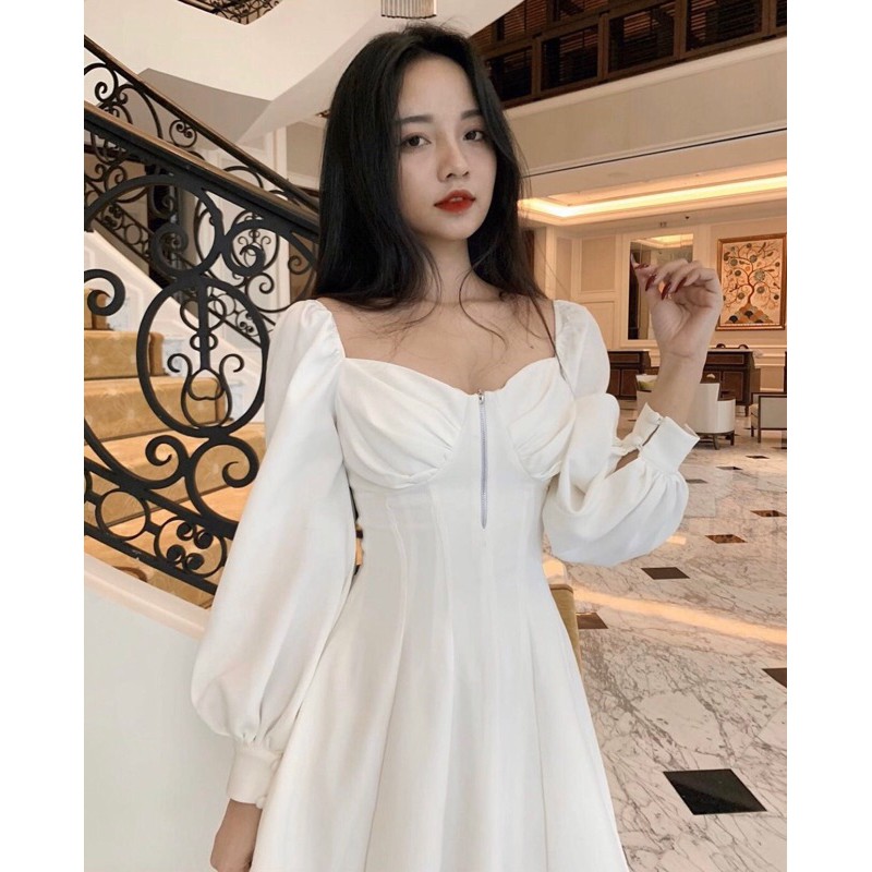 ĐẦM 2 LỚP DÂY KÉO SẮT CAO CẤP - MELY DRESS T189 | BigBuy360 - bigbuy360.vn