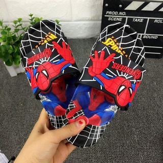 Dép lê, dép quai ngang đế 3D cho bé trai siêu nhân nhện cao cấp, siêu bền, êm chân chống trượt