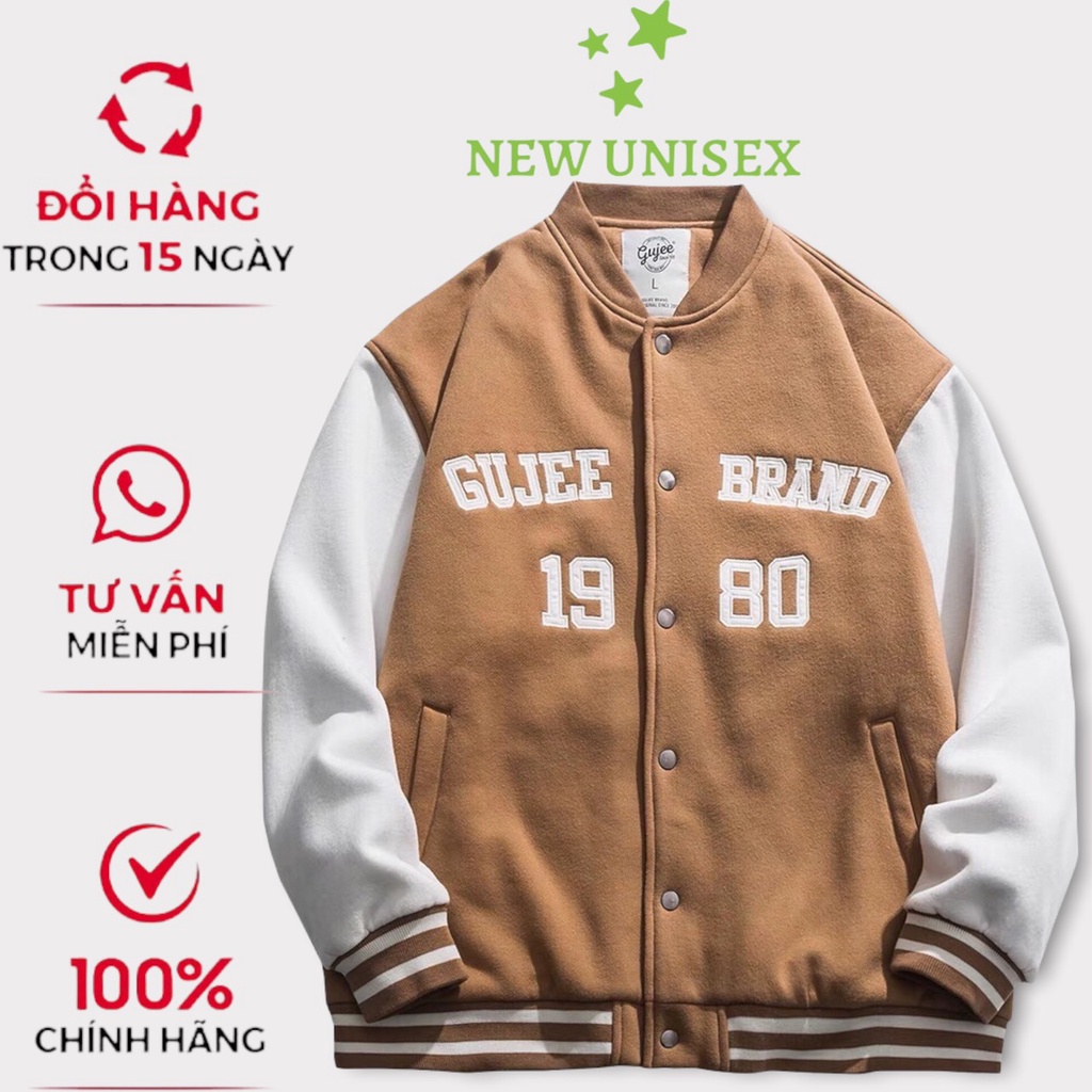 Áo Khoác Nam Nữ Bomber Nỉ Ngoại 2 Lớp Lót Dù Thêu Họa Tiết Chữ Số 18 90 Phối Tay Siêu Phẩm