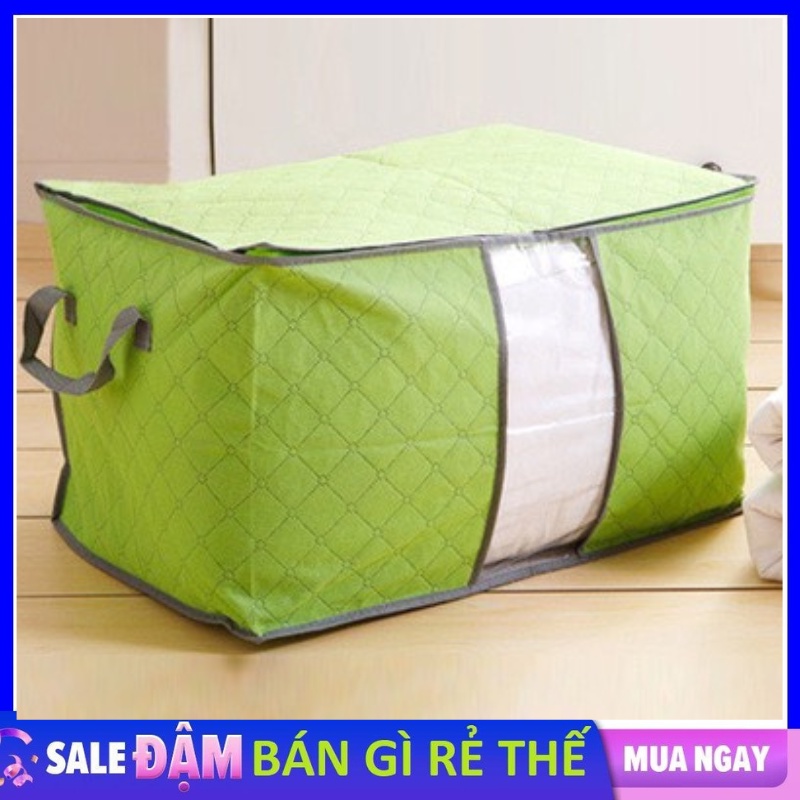 Hộp vải không dệt đựng chăn màn, quần áo tiện dụng (60*40*33)