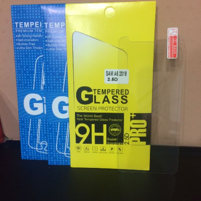 Bộ 3 kính cường lực cao cấp cho Samsung Galaxy A6 2018