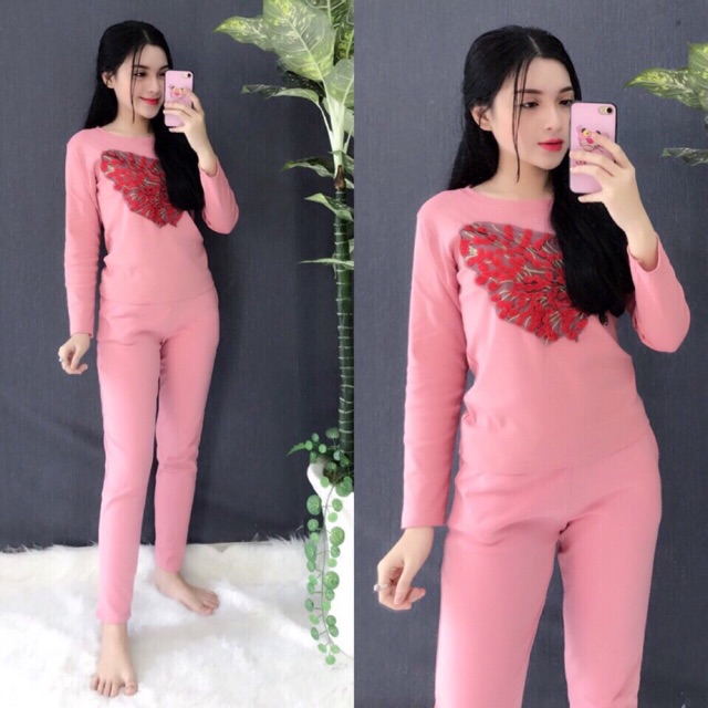 Sét bộ thêu hình con công