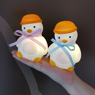 Đèn ngủ để bàn hình vịt con đáng yêu tiện lợi