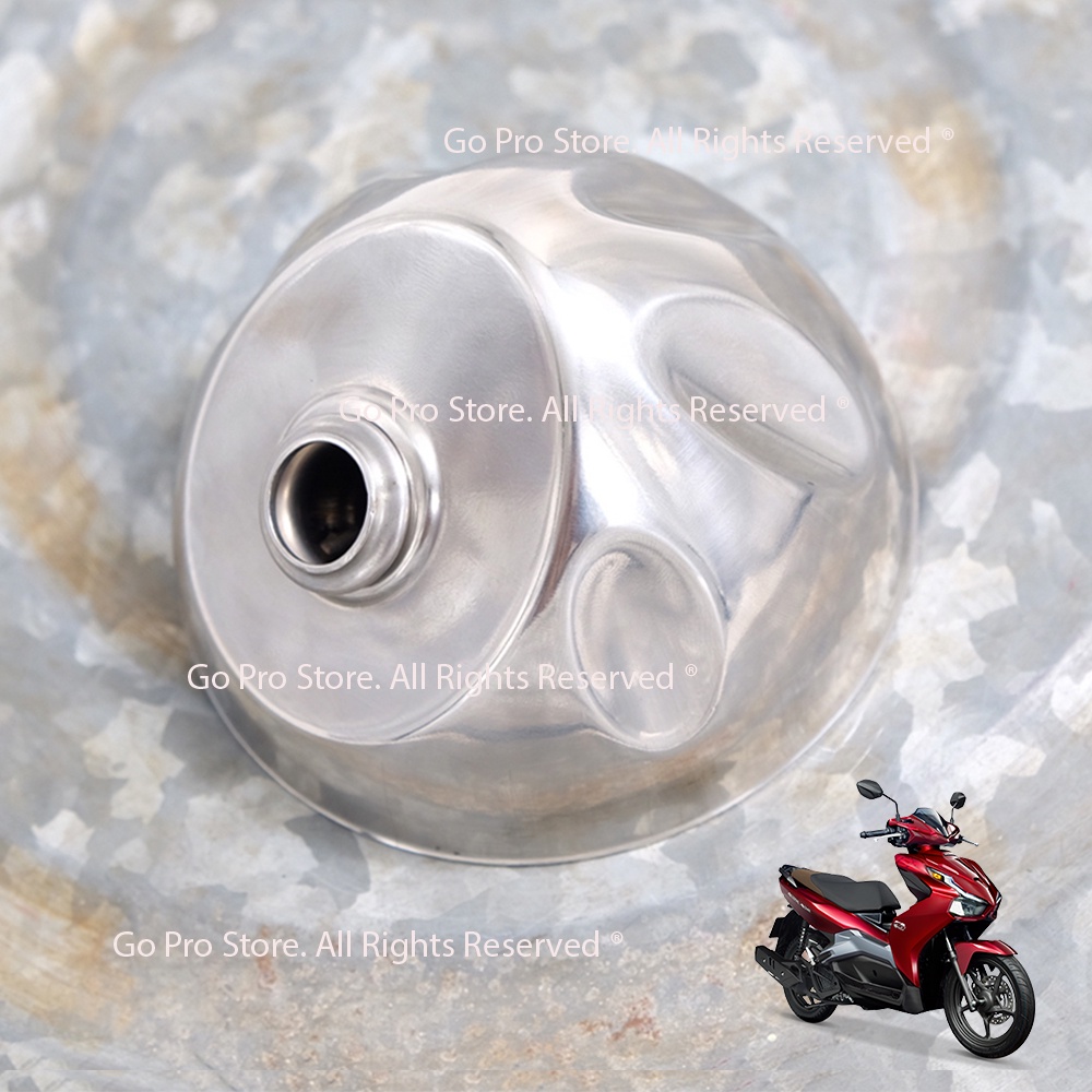 Chụp Đích Pô AirBlade 2020 - 2022 Inox 304 Mẫu M29