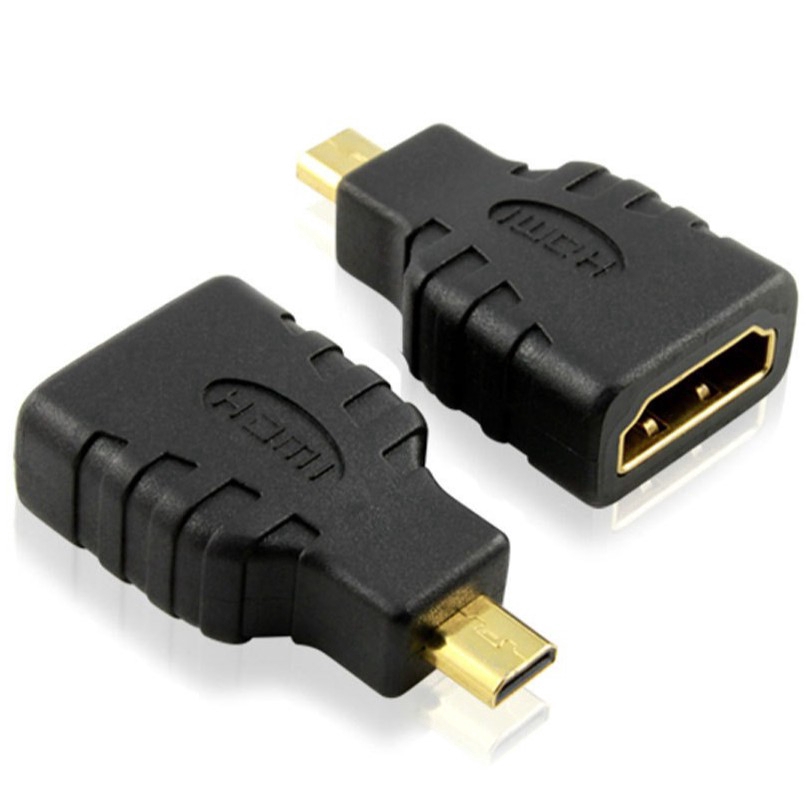 Adapter Mini HDMI đầu cắm sang ổ cắm mạ vàng