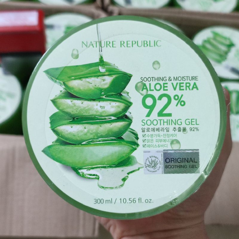 (Q1-HCM) Gel Nha Đam 92% Dưỡng Ẩm Mát Da - Chăm Sóc Tóc Hư Tổn - Gel Lô Hội Đa Năng