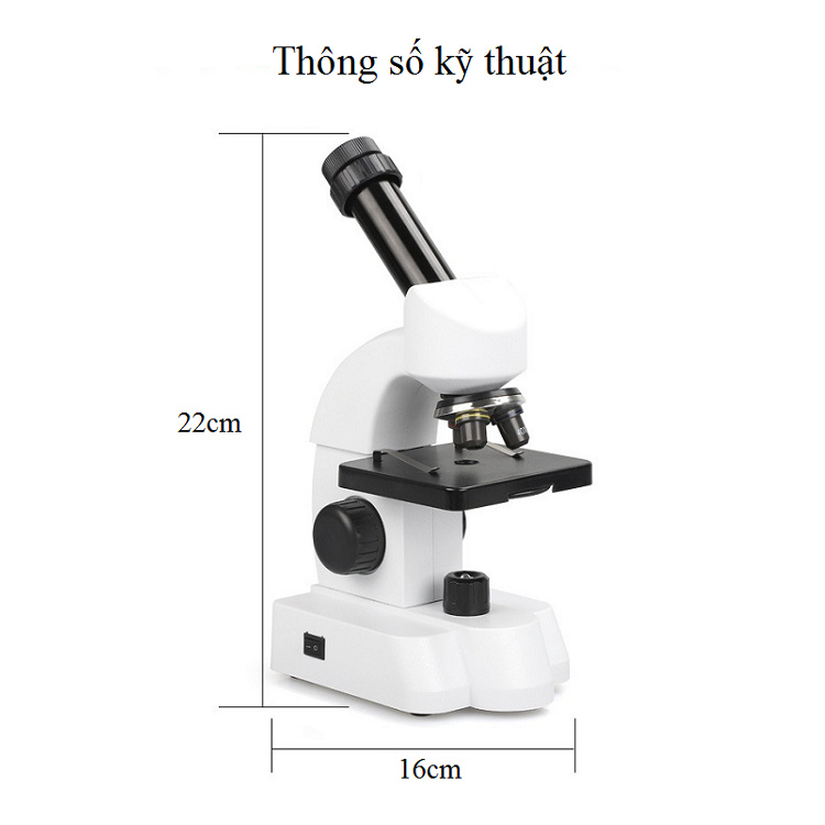 Kính hiển vi sinh học 640X 88-56000 soi vi khuẩn, côn trùng - Phục vụ học tập, nghiên cứu, chơi tiktok