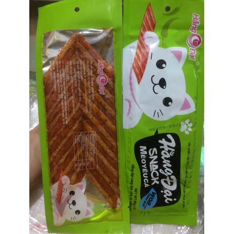 1 Gói Snack Hằng Đại Mèo Yêu Cá Đồ Ăn Vặt Ngon Tuổi Thơ