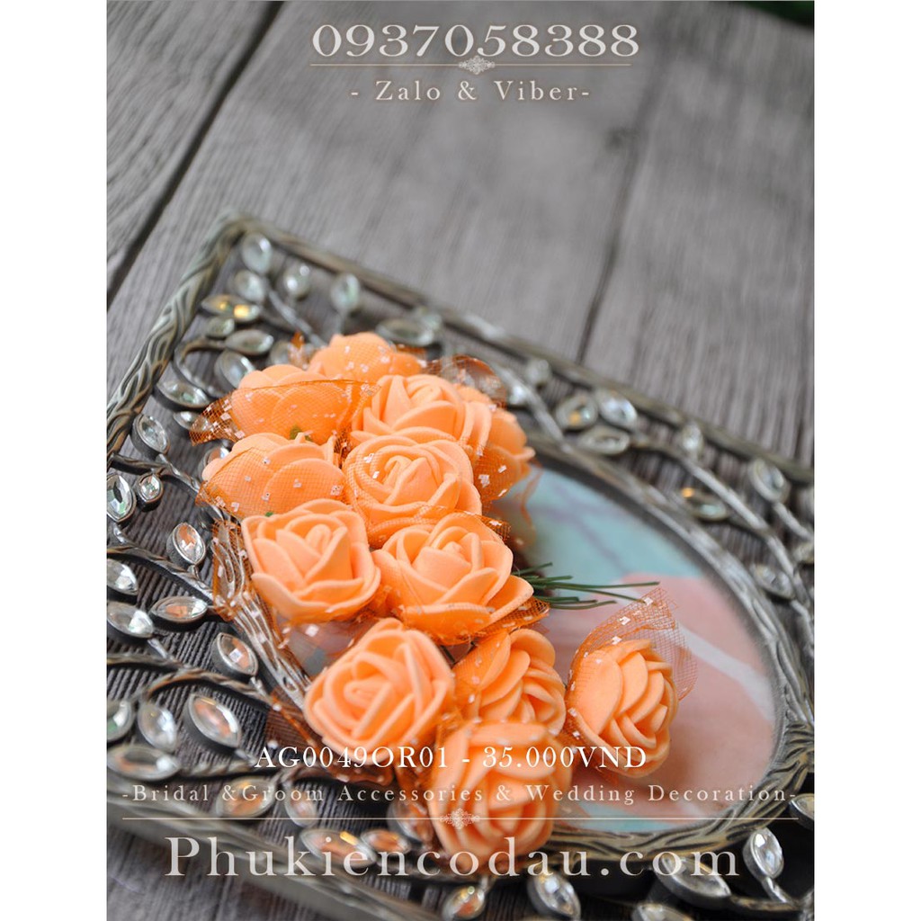 Bộ hoa cài tóc AG0049OR01