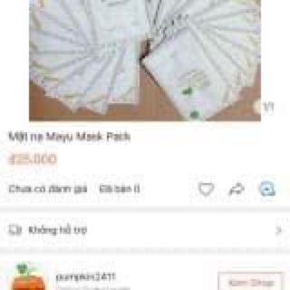 Mặt Nạ Mayu Camellia Mask Pack
