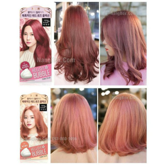 (kèm bill)Thuốc gội nhuộm tóc dạng bọt Miseen Scene Hello Bubble Foam Color | BigBuy360 - bigbuy360.vn