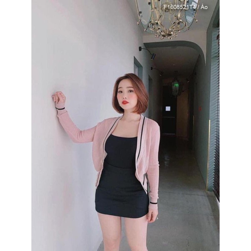 Áo khoác len viền mỏng hàng nhập đẹp!