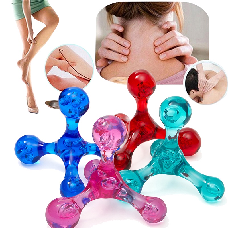 Dụng Cụ Mát Xa Cơ Thể Cầm Tay 4 Quả Bóng Mini Giúp Giảm Mỡ Thừa