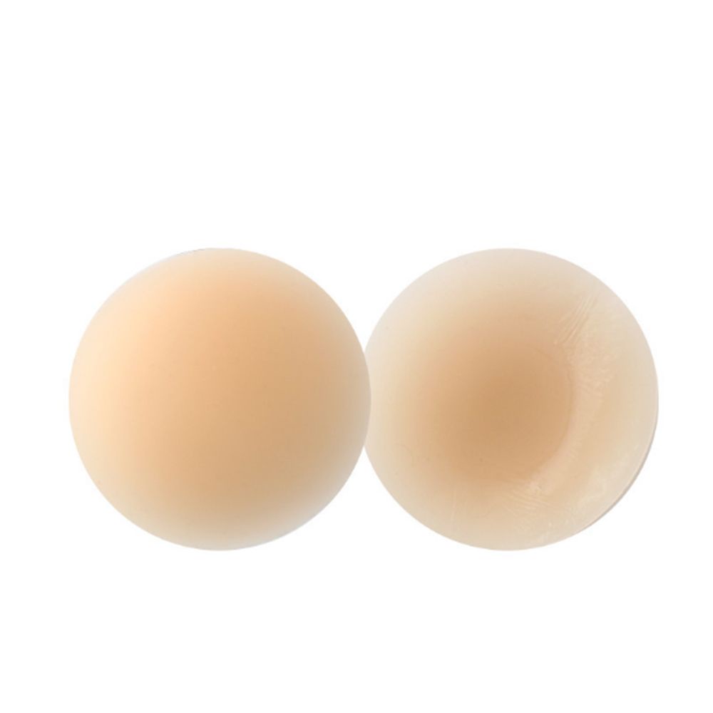2 Miếng dán ngực bằng silicone thoáng khí thoải mái nhiều màu sắc cho nữ
