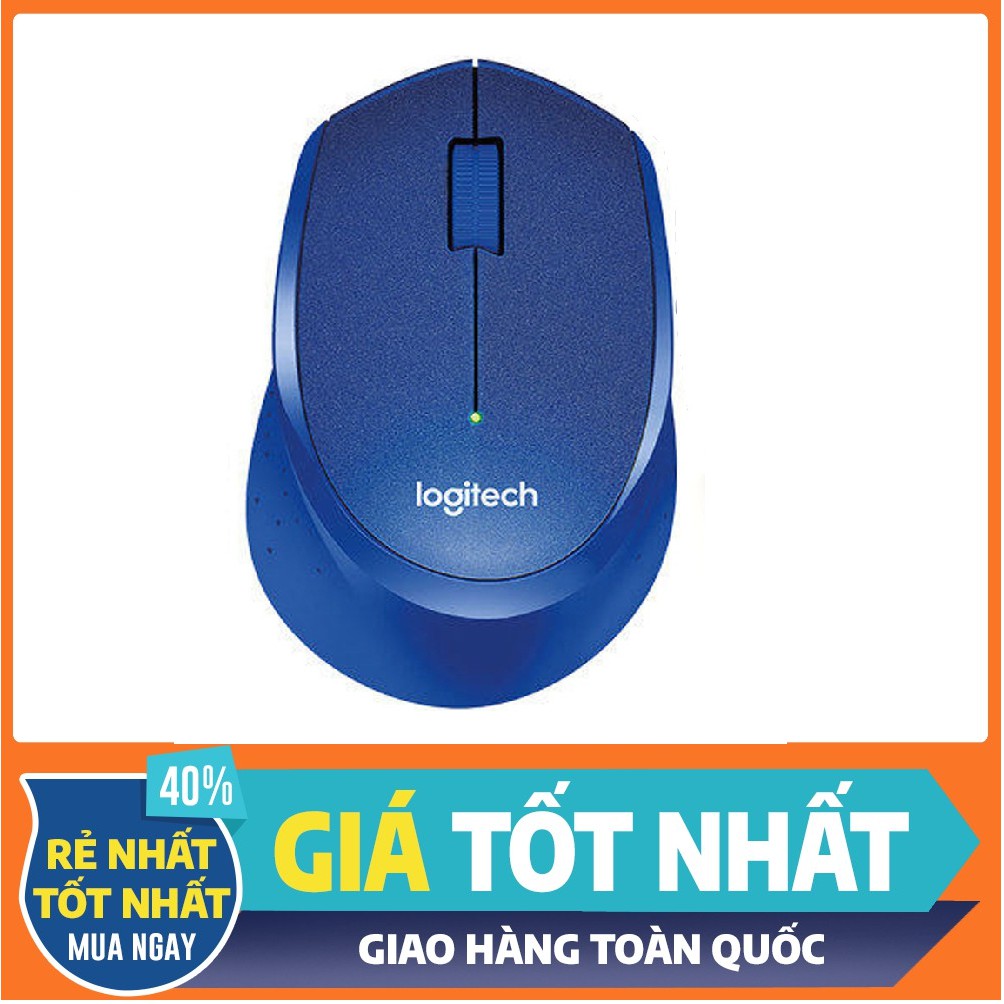 Chuột Logitech M330 Màu XANH GIÁ TỐT NHÂT  không tiếng ồn-Siêu gọn nhẹ- Thích hợp dùng cho văn phòng