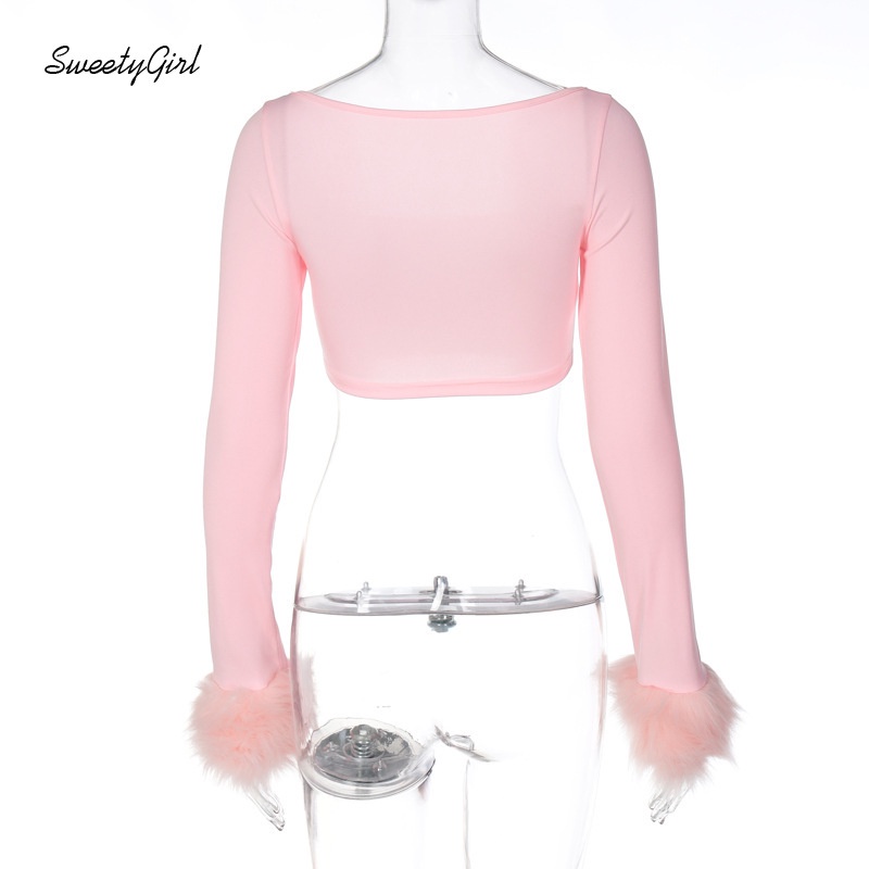 Áo Thun Cổ Vuông Tay Dài Màu Trơn Dáng Ôm Thời Trang Quyến Rũ Cho Nữ 2022