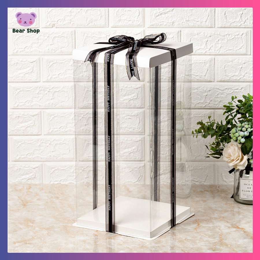 Hộp Đựng Gấu Đính Đá Size 23 - 34 - 53 - Chất Lựợng Cao Bear Shop