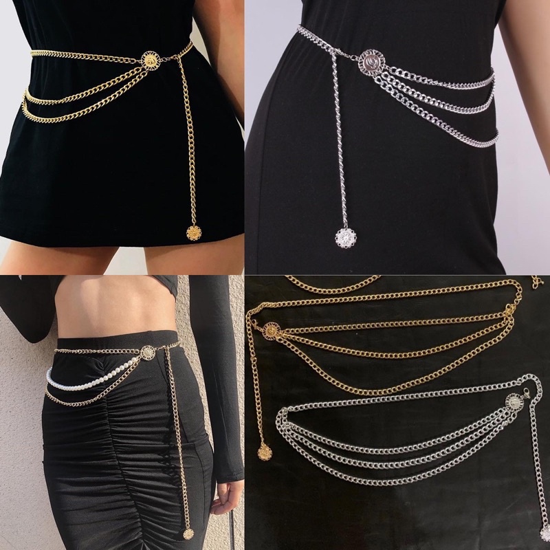 Belt chain , thắt lưng xích kim loại