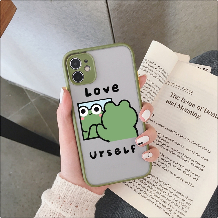 Ốp lưng iphone nhám Love Dinosaur 5/5s/6/6plus/6s/6splus/7/7plus/8/8plus/x/xr/xs/11/12/pro/max/plus/promax - Awifi U6-8