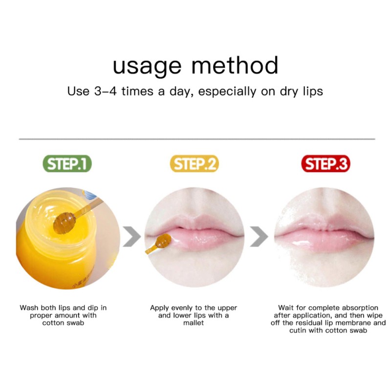 (Hàng Mới Về) Mặt Nạ Môi Mật Ong Dưỡng Ẩm Chống Nếp Nhăn Cho Nam Nữ | BigBuy360 - bigbuy360.vn
