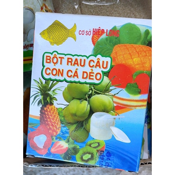 BỘT RAU CÂU CON CÁ DẺO gói 10g