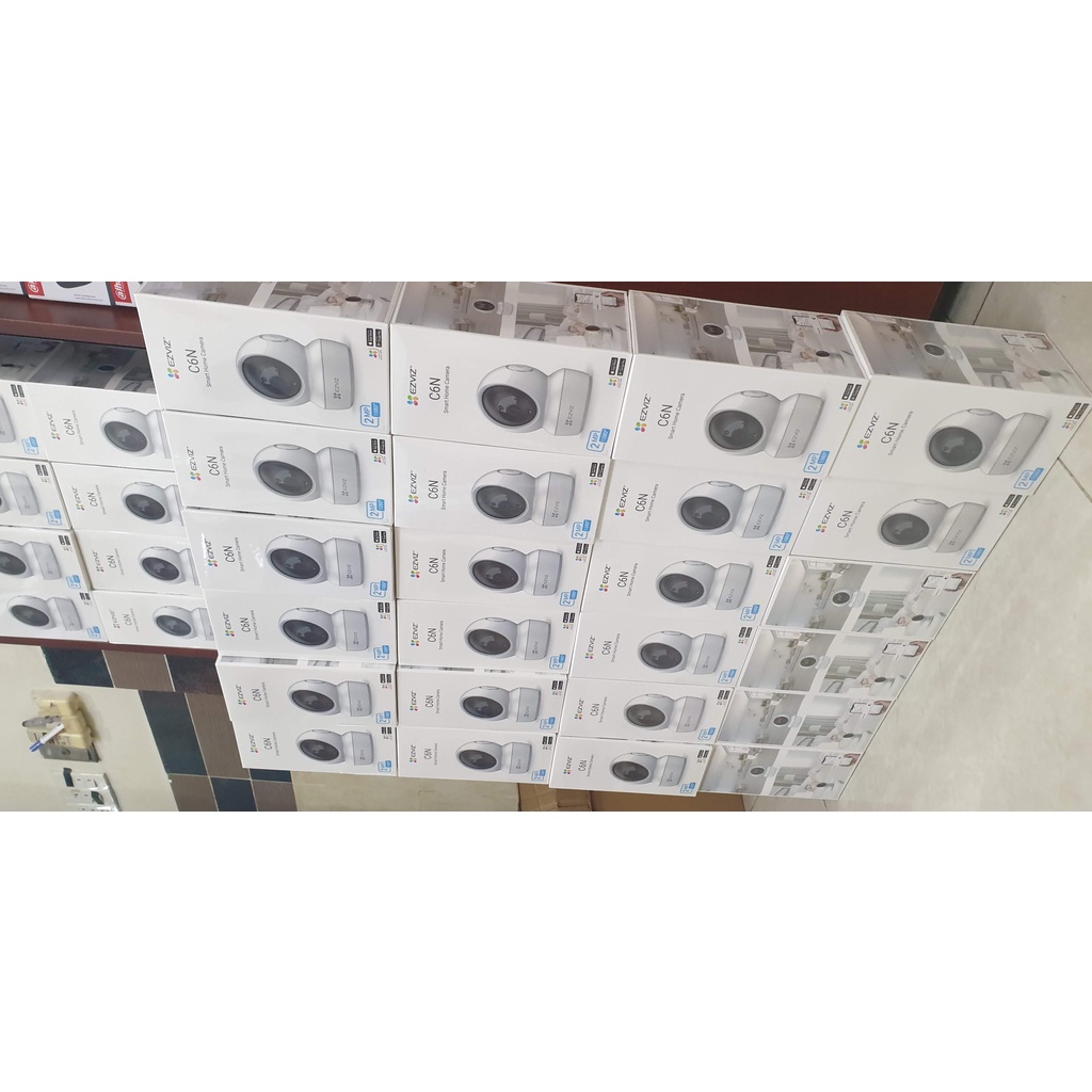 Camera Wifi Ezviz C6N  1080P 2M - Camera Không Dây, Xoay 360, Đàm Thoại 2 Chiều, Kèm Thẻ Nhớ