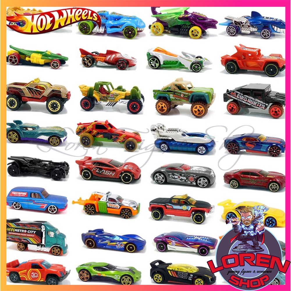 Mô hình ô tô xe máy kim loại Hot Wheels chọn ngẫu nhiên, mô hình ô