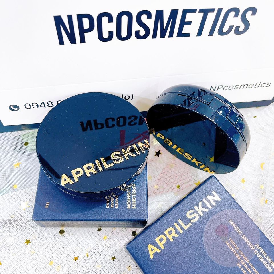 PHẤN NƯỚC CHE PHỦ APRILSKIN MAGIC CUSHION SPF50 15G MẪU MỚI NHẤT - HÀNG CHÍNH HÃNG - 11465