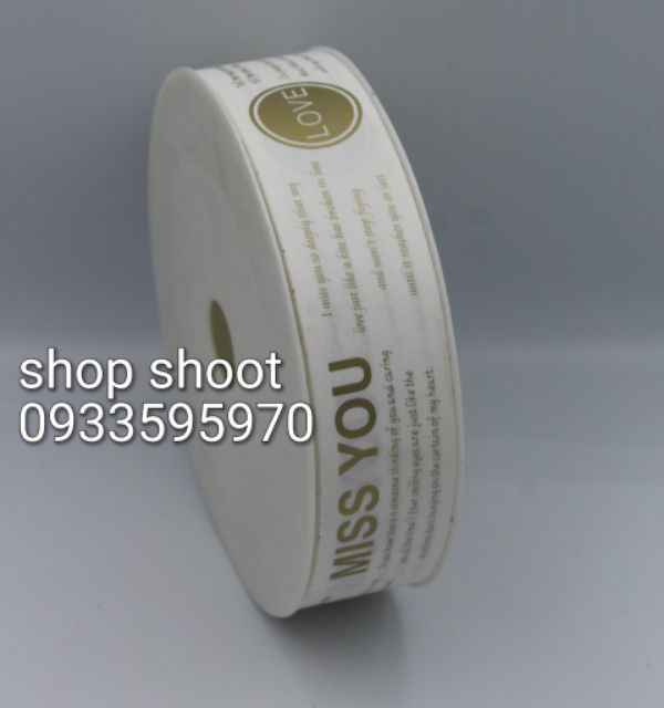 RUY BĂNG THÁI CHỮ MISS YOU