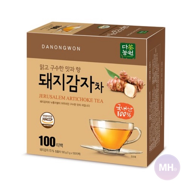 Danongwon Jerusalem Artichoke Tea 100T / Jerusalem Artichoke 70%, Nurungji 30%