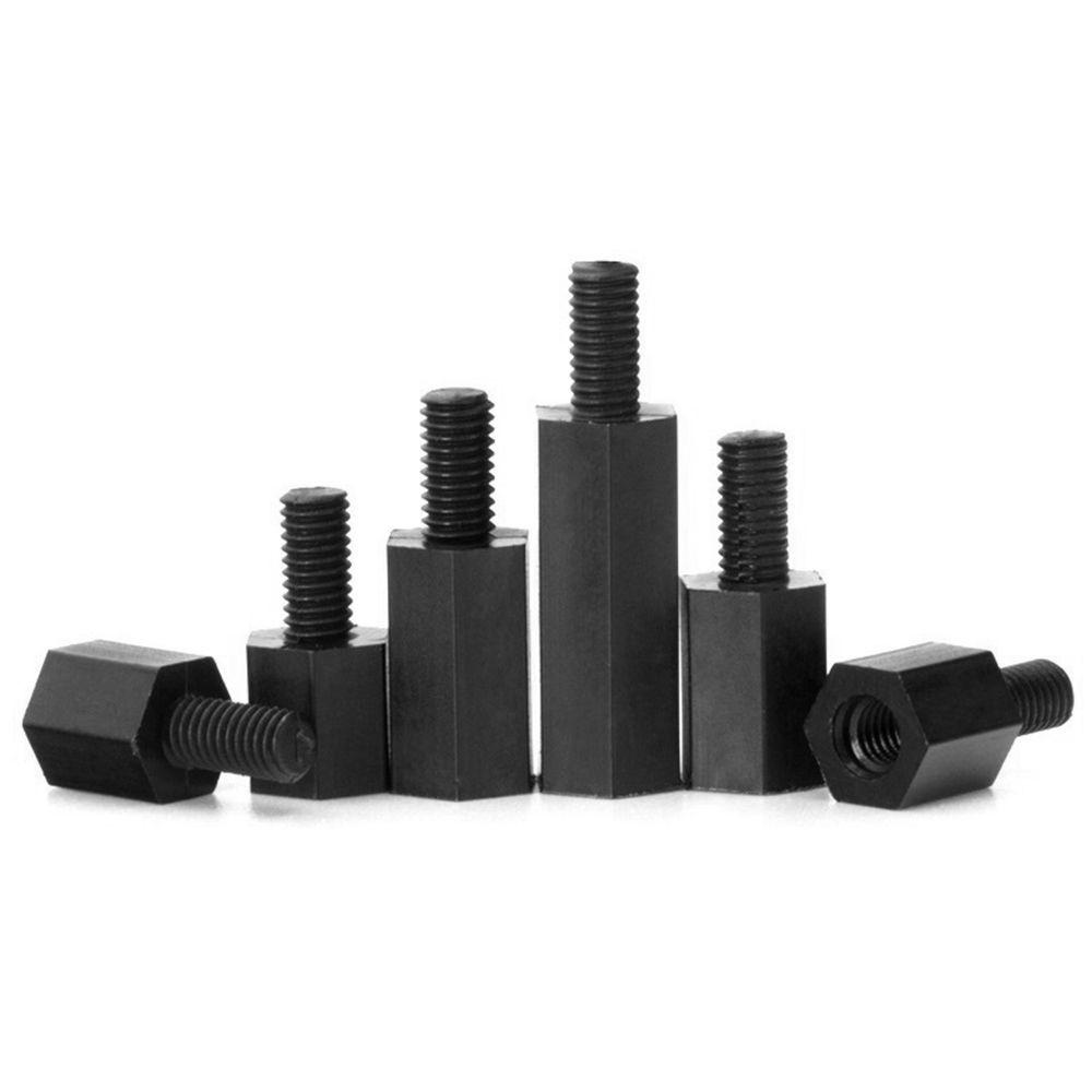 NIUYOU Bộ 100 Đầu Lục Giác Dẹp Màu Đen 9 Kích Cỡ